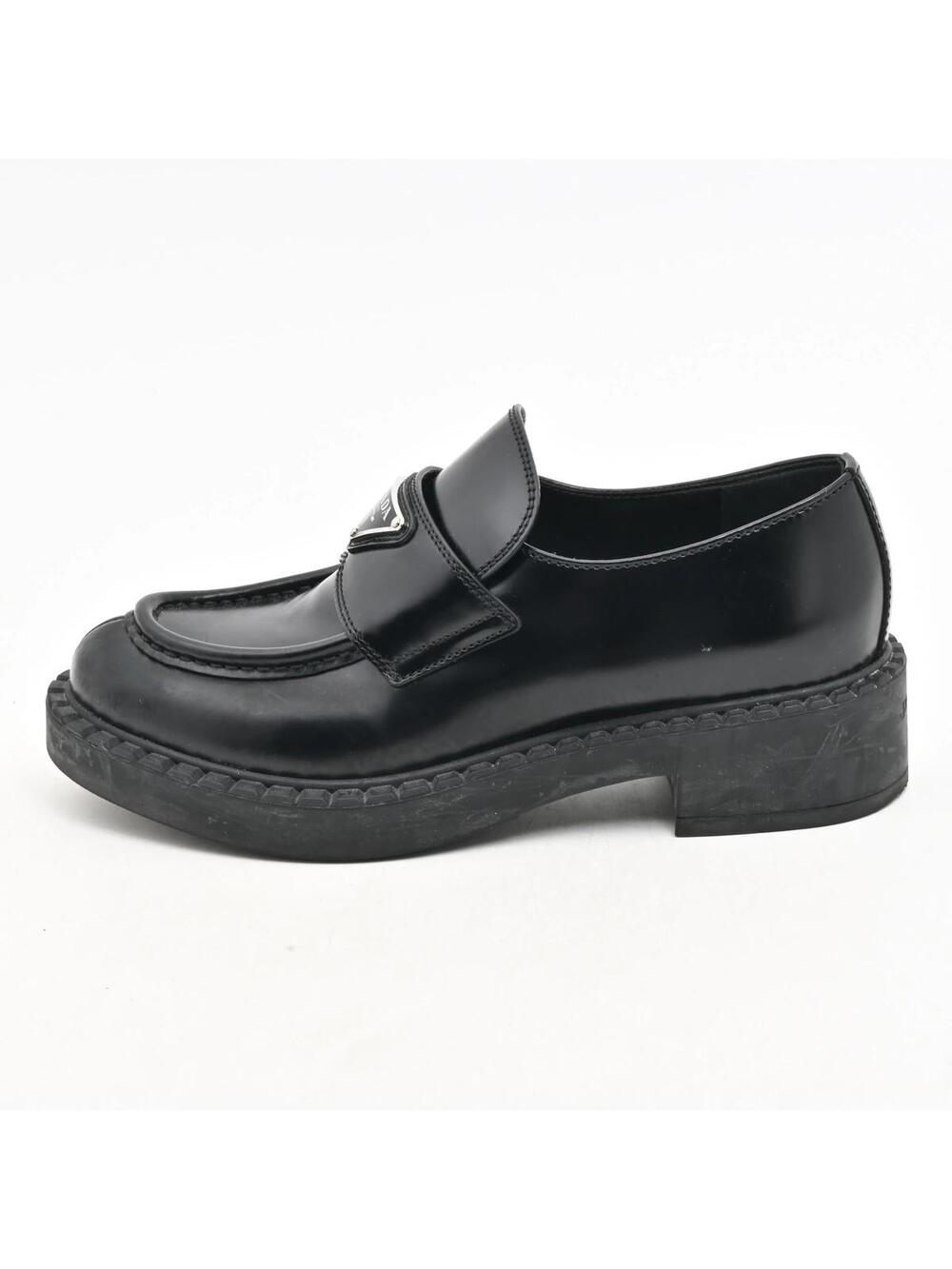 Prada Black Leather Women's Shoes #341172P69B